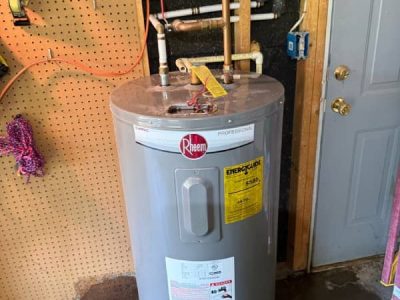 New Water Heater Unit Installation